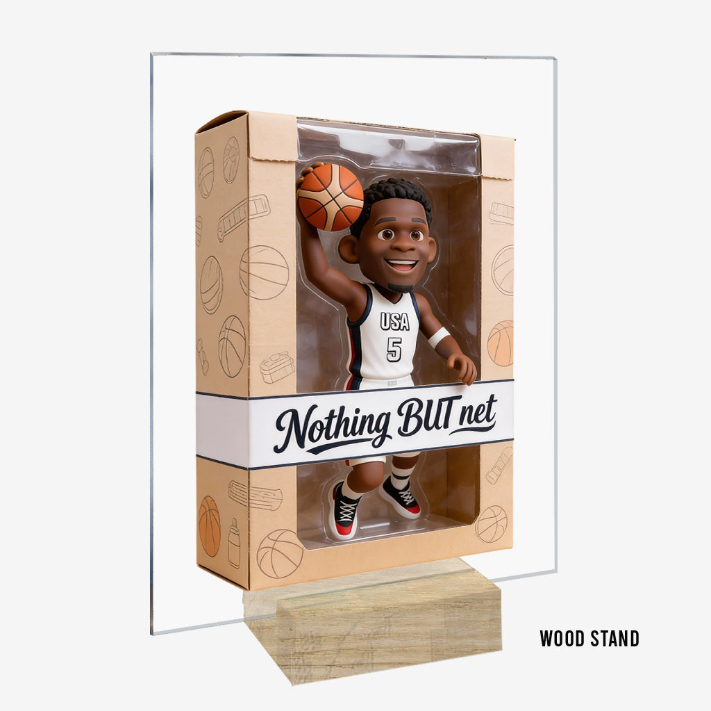 Love Basketball - Personalized Basketball Custom Shaped Acrylic Plaque