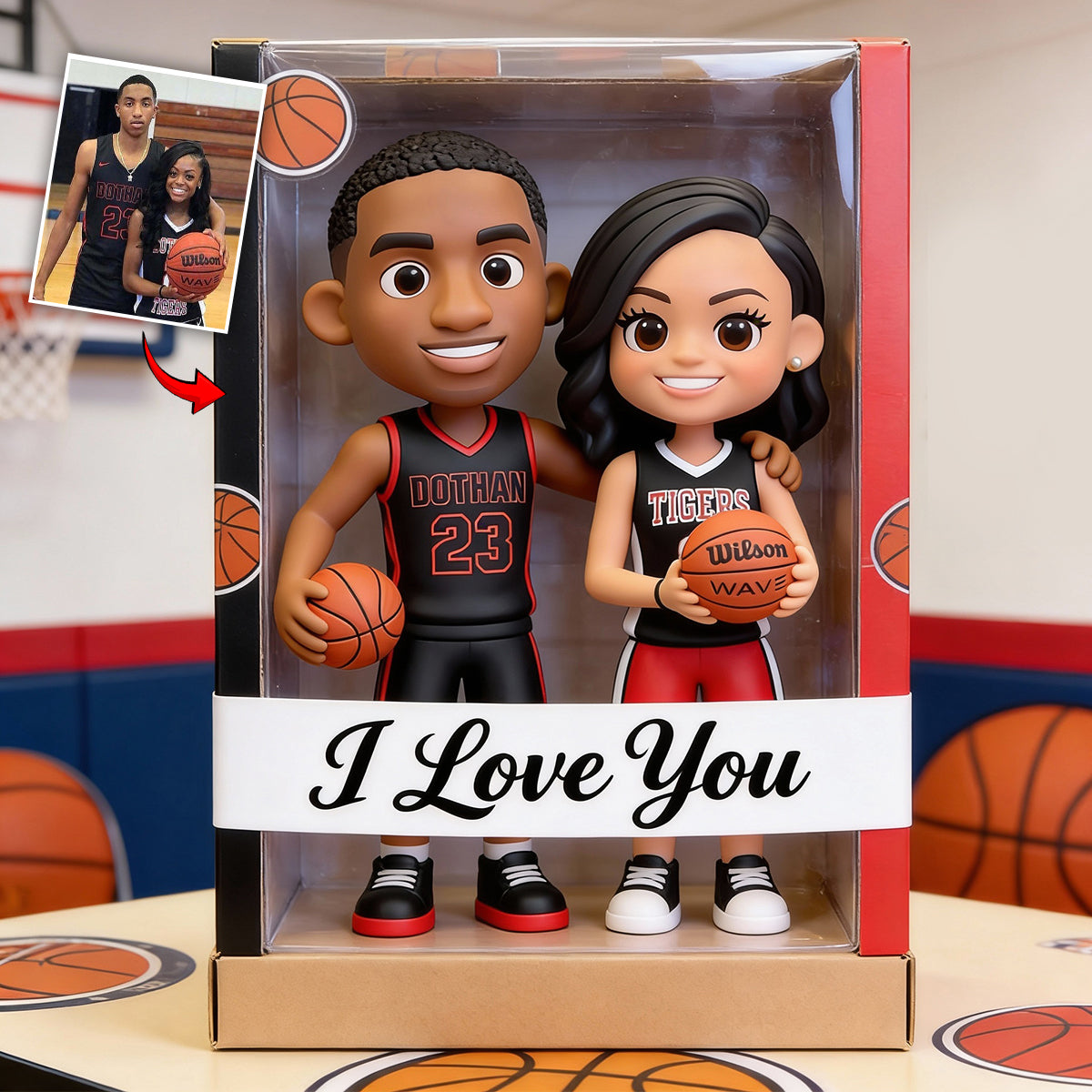 Love Basketball - Personalized Basketball Custom Shaped Acrylic Plaque