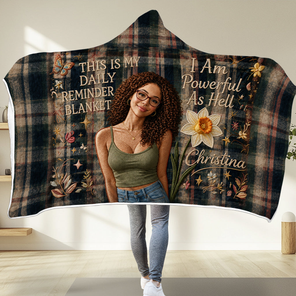 Be Yourself - Personalized Self Love Hooded Blanket