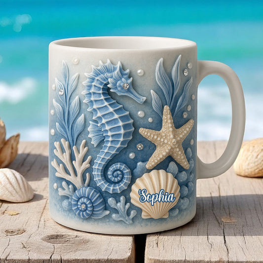 Cadeau pour les amoureux de la mer - Mug personnalisé pour les amoureux de la mer