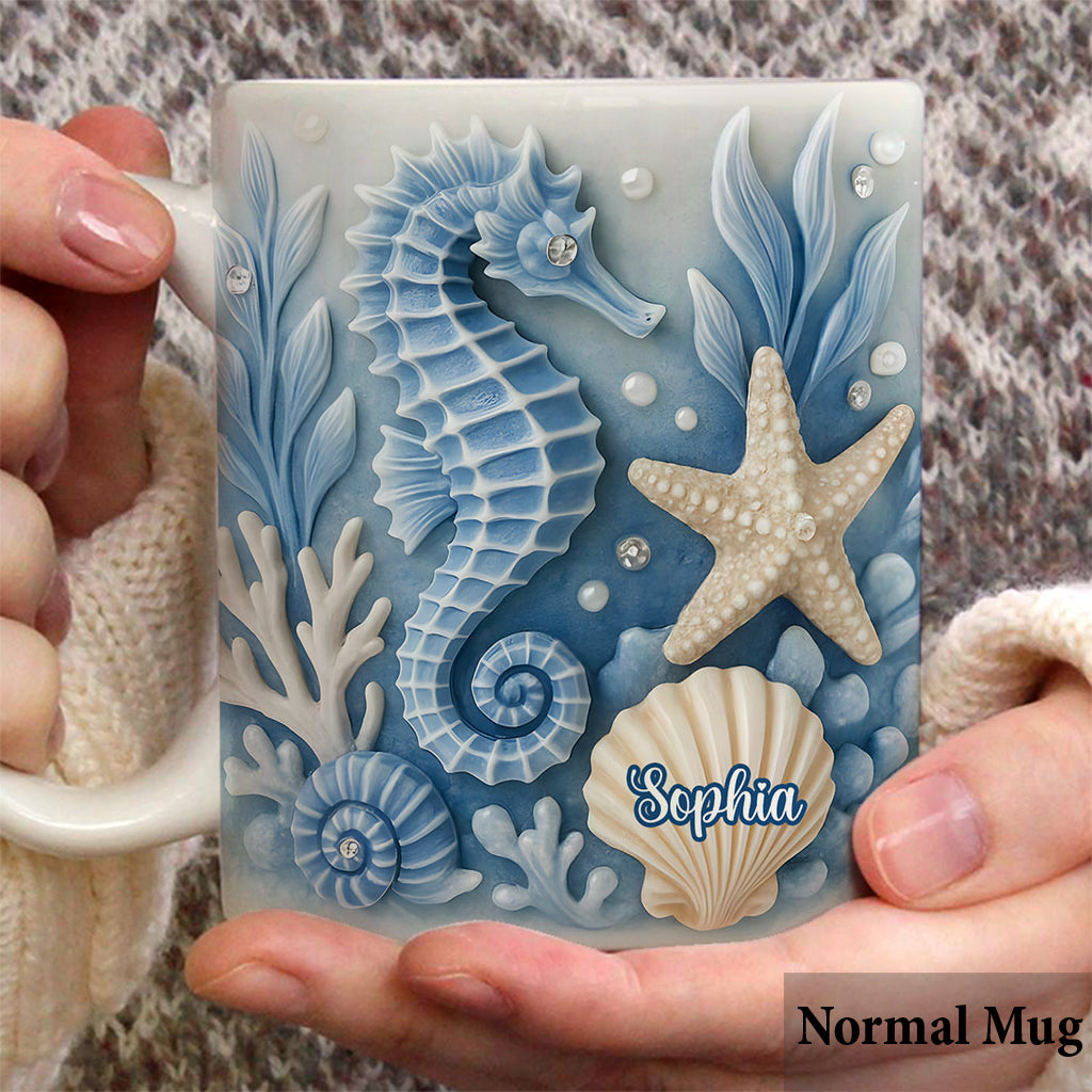 Cadeau pour les amoureux de la mer - Mug personnalisé pour les amoureux de la mer