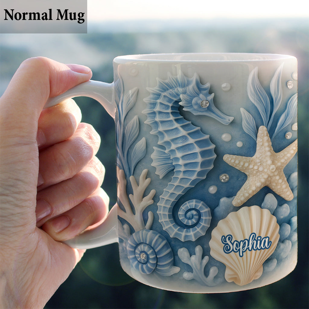 Cadeau pour les amoureux de la mer - Mug personnalisé pour les amoureux de la mer