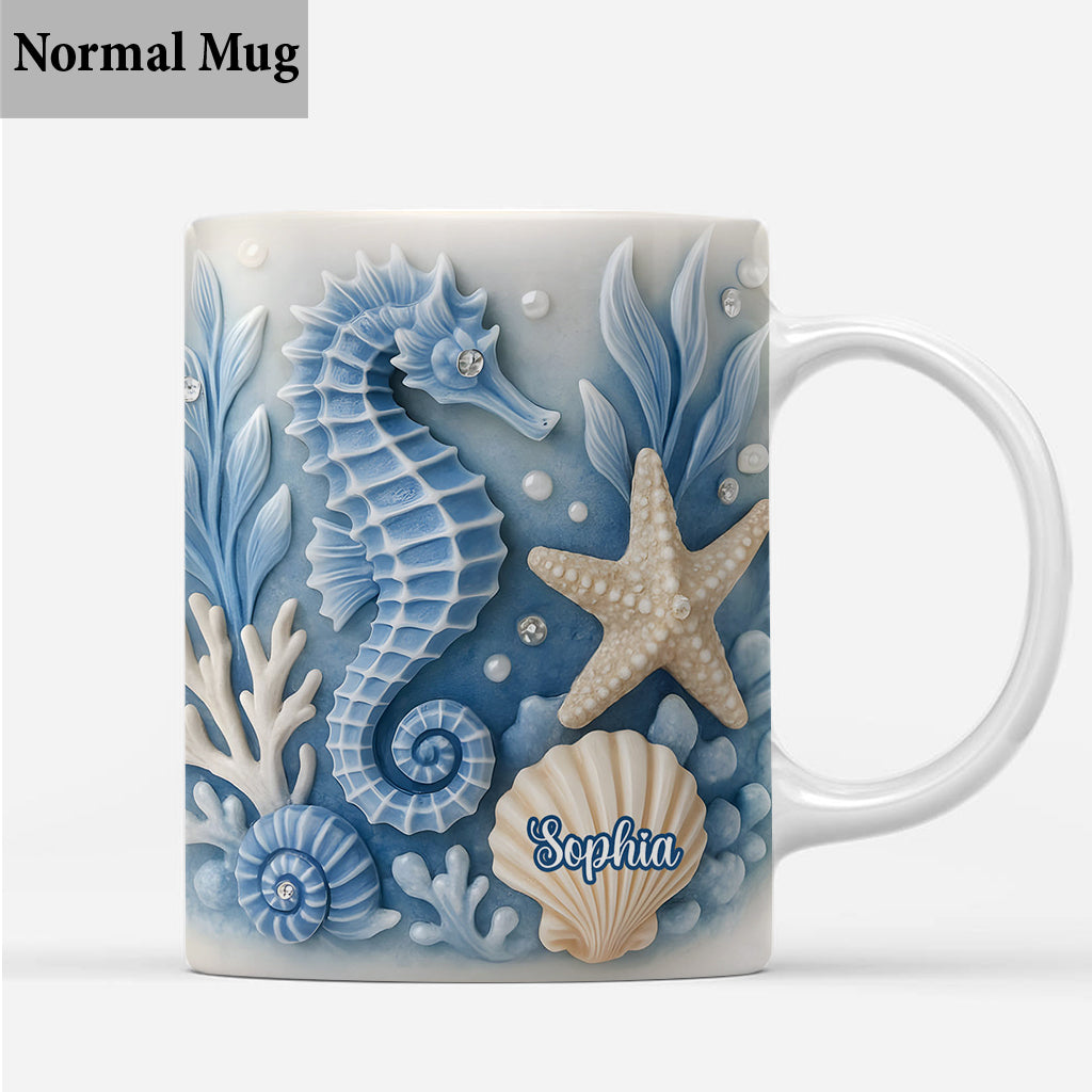 Cadeau pour les amoureux de la mer - Mug personnalisé pour les amoureux de la mer