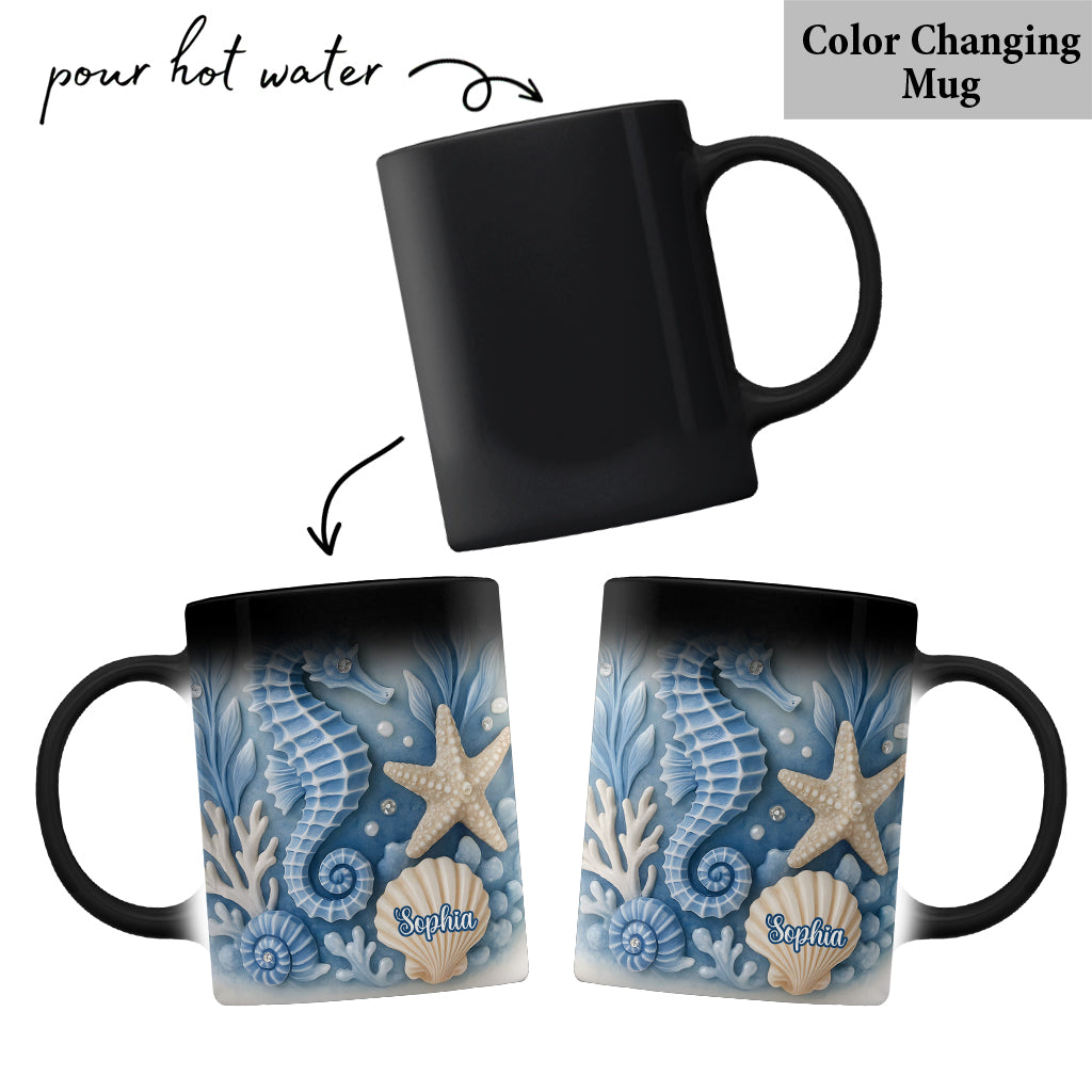 Cadeau pour les amoureux de la mer - Mug personnalisé pour les amoureux de la mer