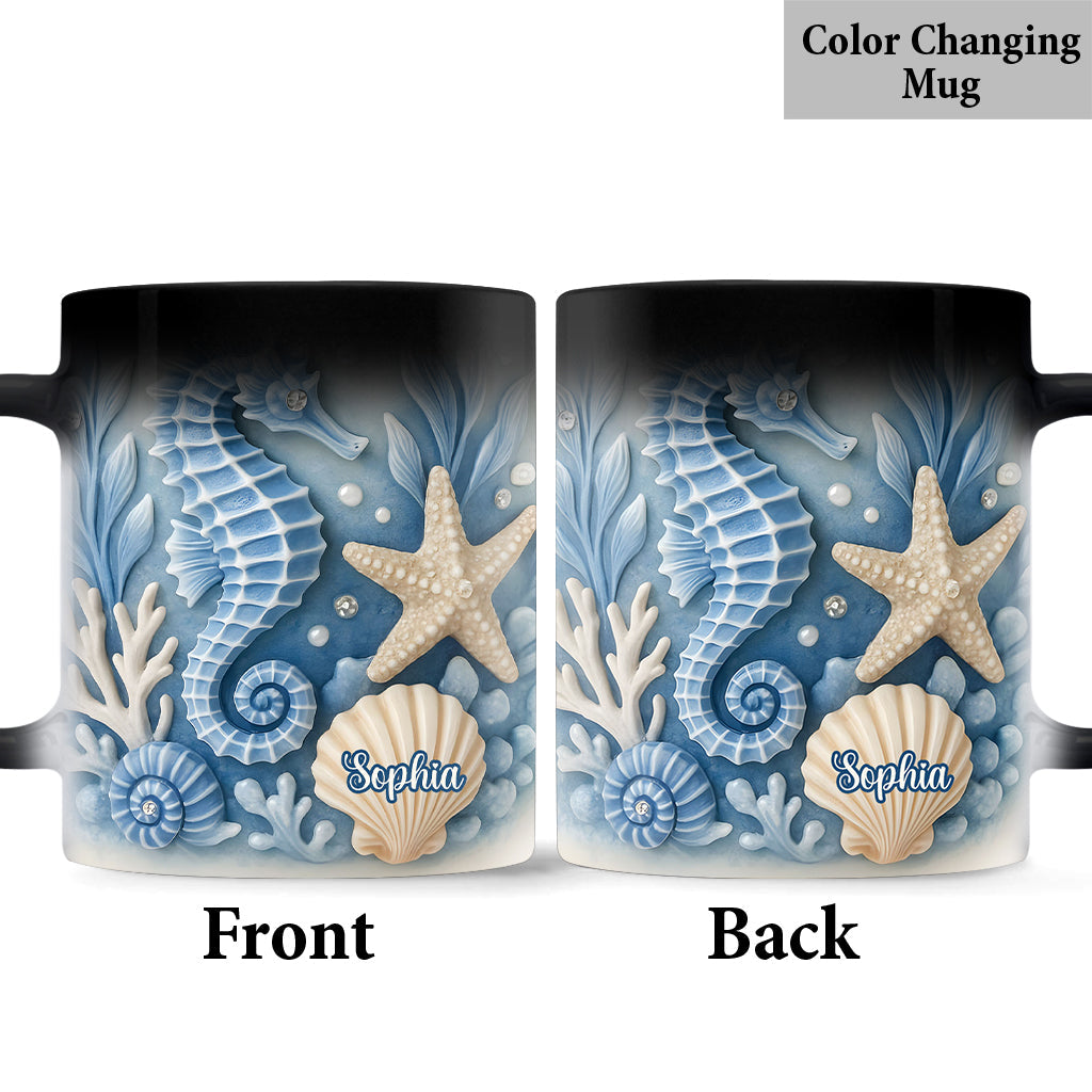 Cadeau pour les amoureux de la mer - Mug personnalisé pour les amoureux de la mer