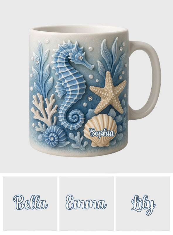 Cadeau pour les amoureux de la mer - Mug personnalisé pour les amoureux de la mer