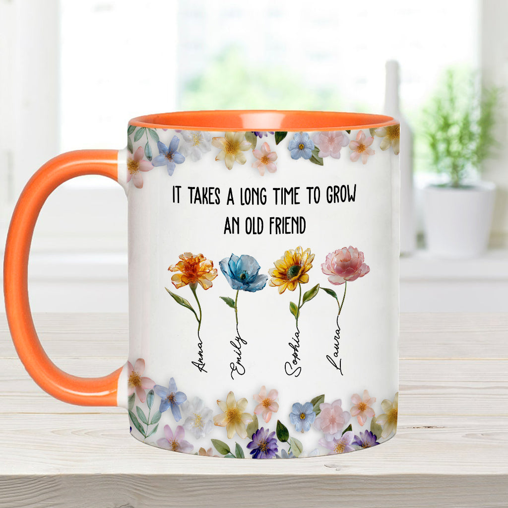 Il faut du temps pour se faire un vieil ami - Mug personnalisé pour meilleure amie