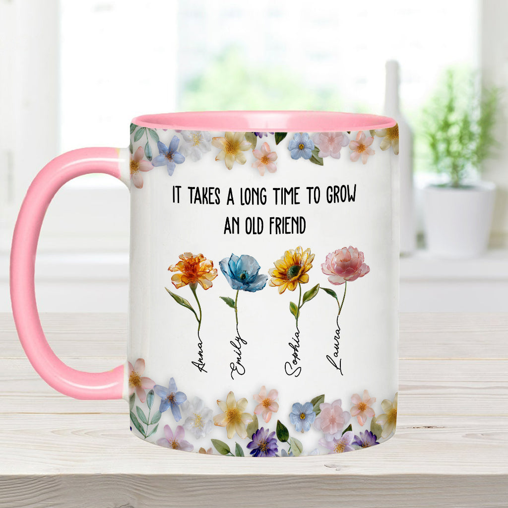 Il faut du temps pour se faire un vieil ami - Mug personnalisé pour meilleure amie