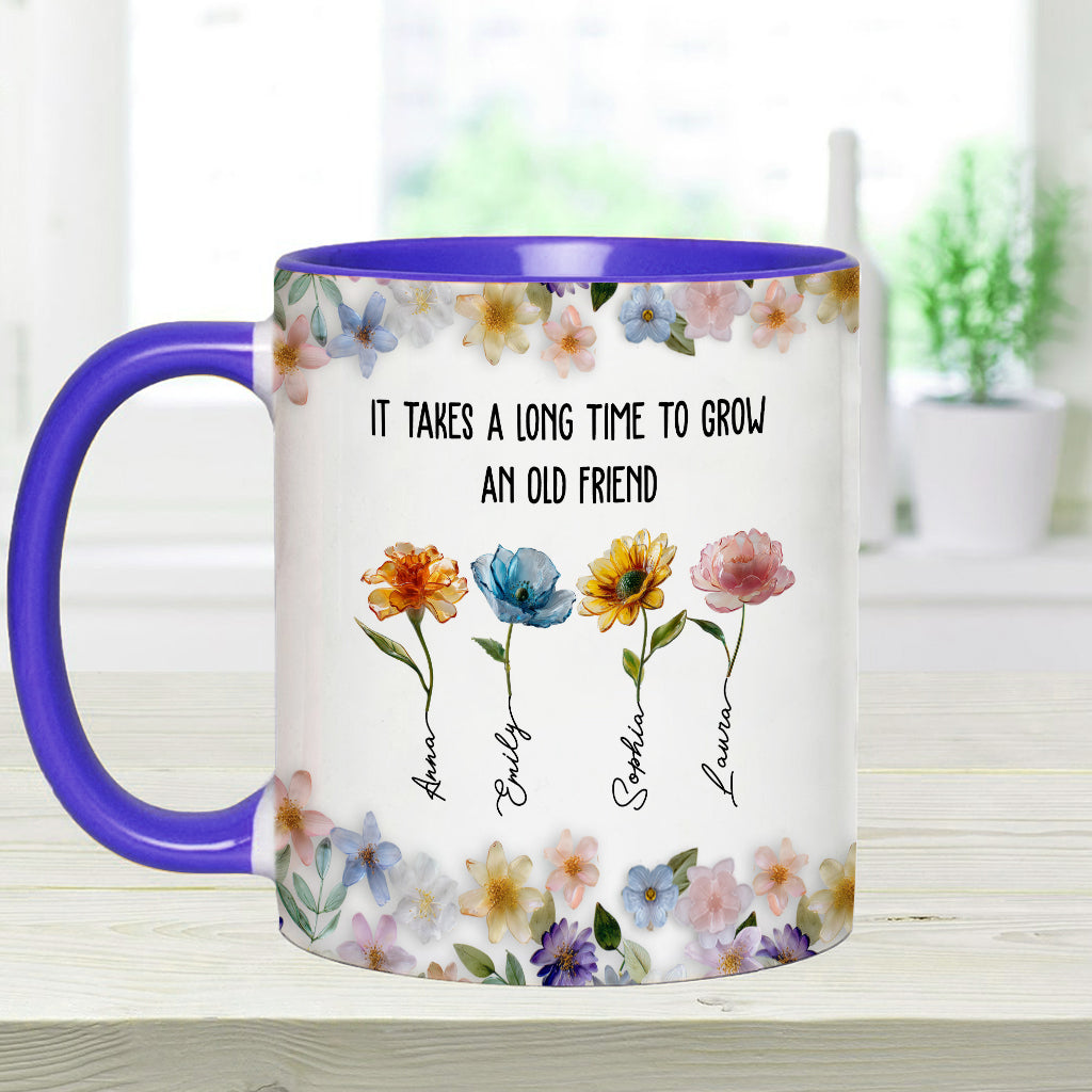Il faut du temps pour se faire un vieil ami - Mug personnalisé pour meilleure amie