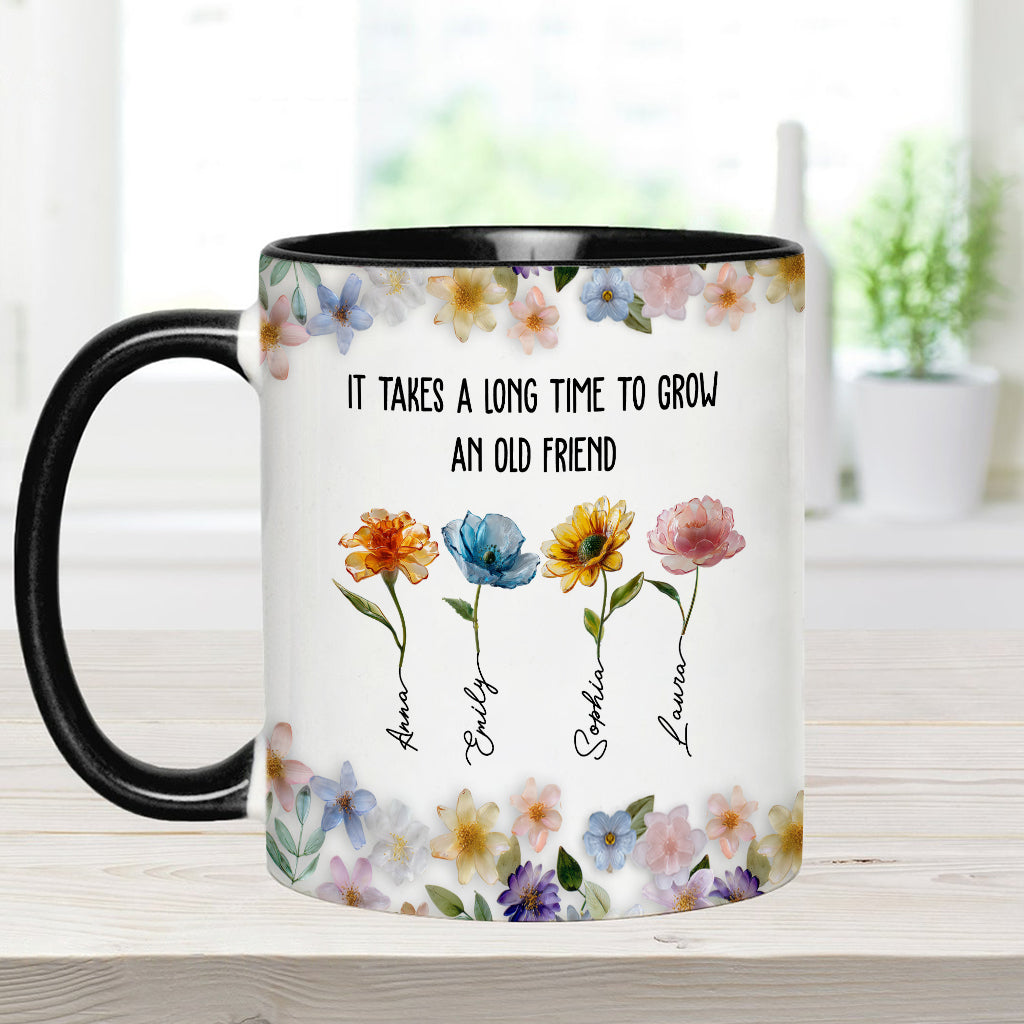 Il faut du temps pour se faire un vieil ami - Mug personnalisé pour meilleure amie