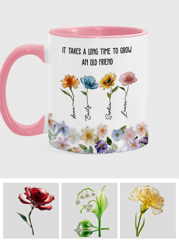 Il faut du temps pour se faire un vieil ami - Mug personnalisé pour meilleure amie