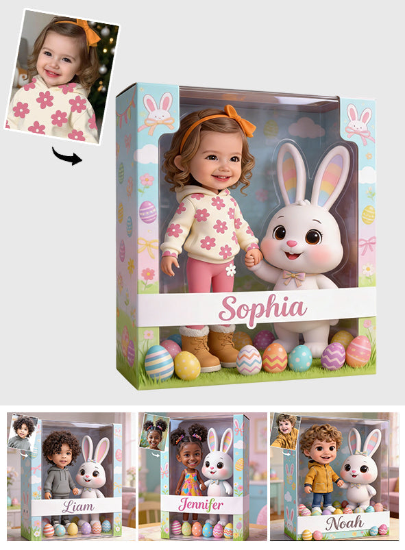 Custom Any Photo Easter Gift - Personalized Kid Custom Shaped Acrylic Plaque