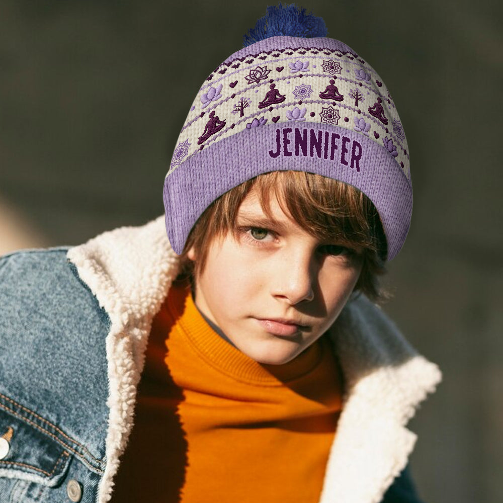 Namaste - Bonnet de yoga personnalisé