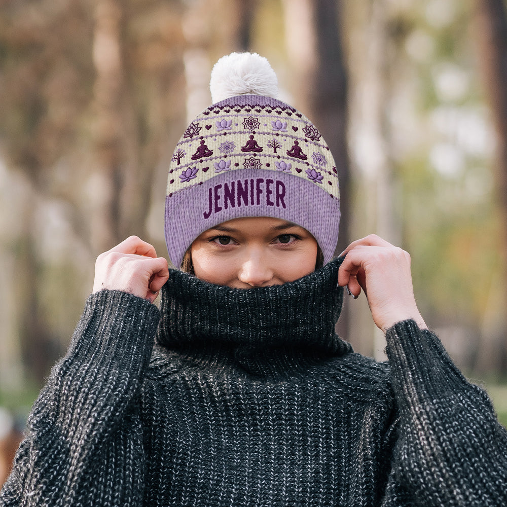 Namaste - Bonnet de yoga personnalisé