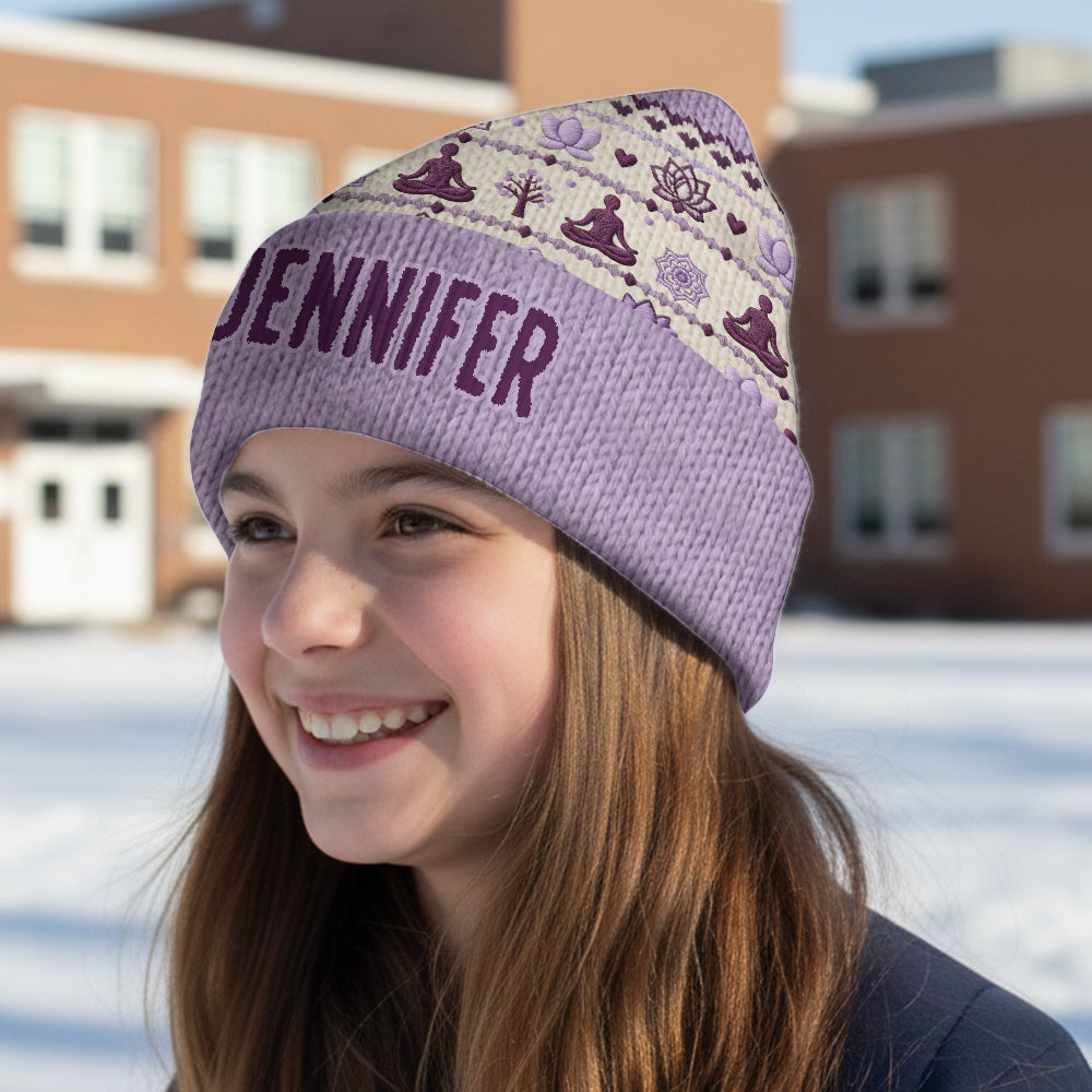 Namaste - Bonnet de yoga personnalisé