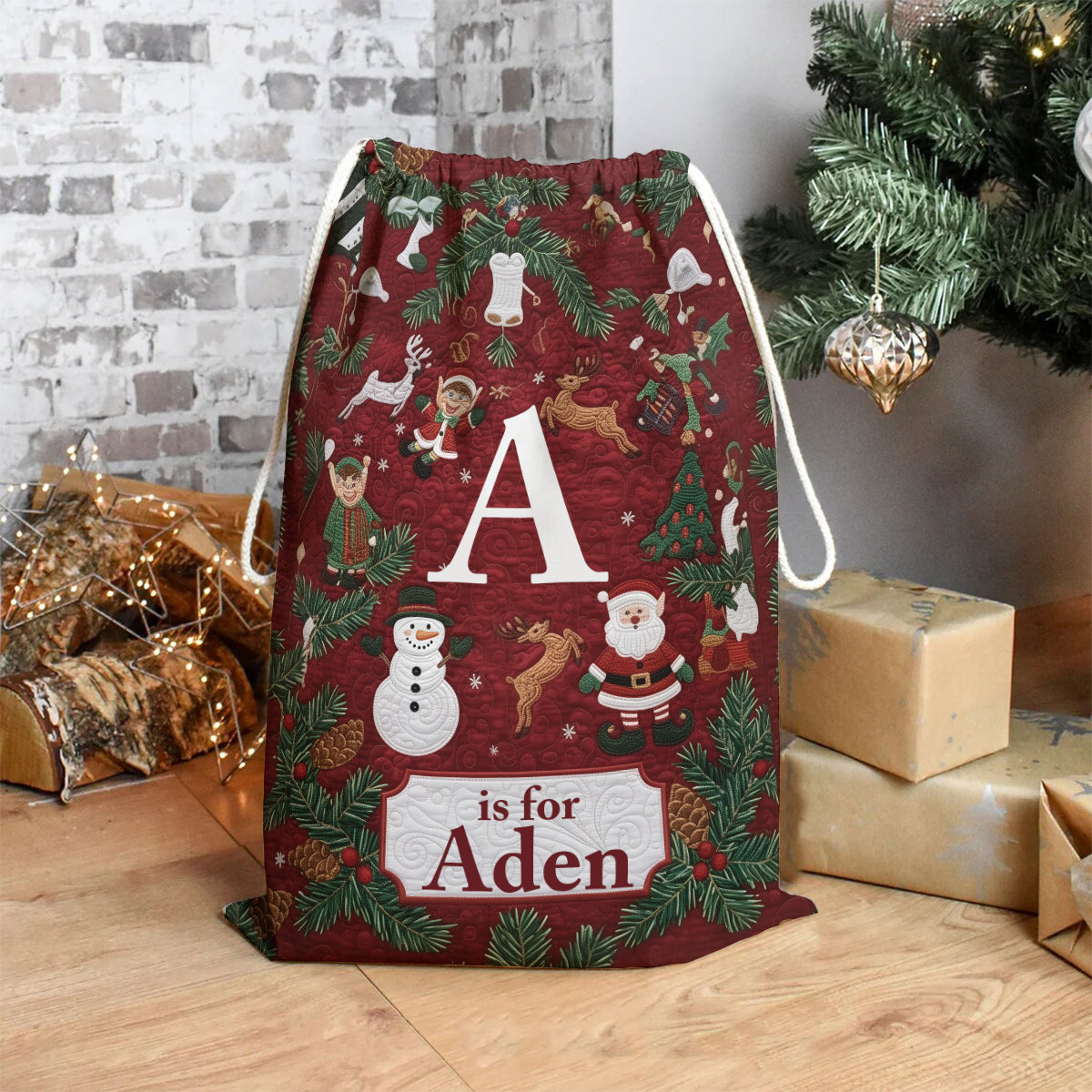 Livraison spéciale pour - Sac de Noël personnalisé pour enfant