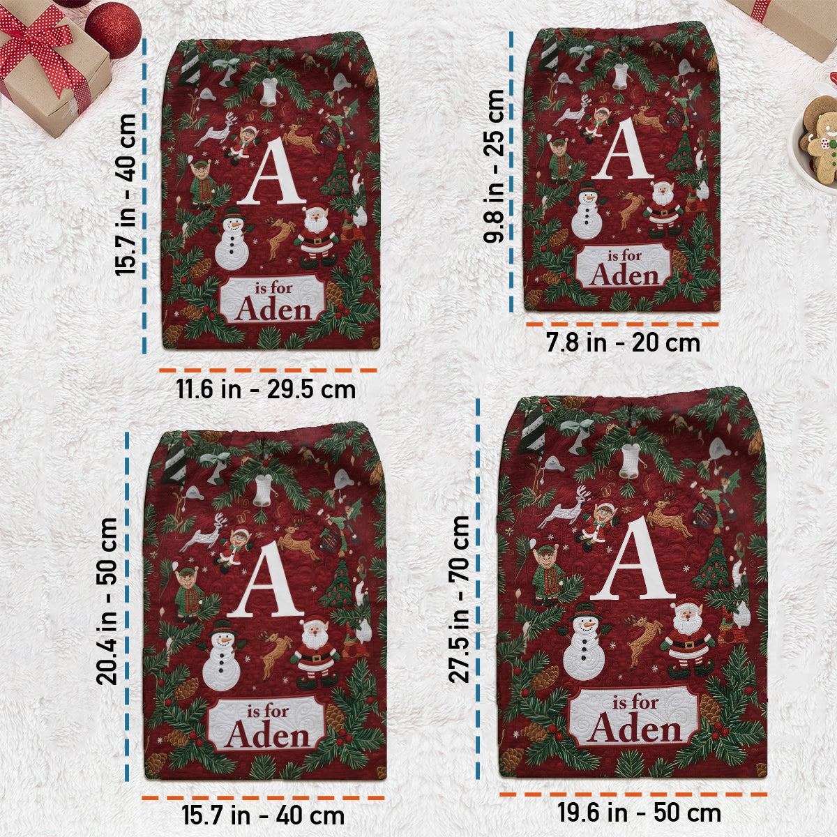 Livraison spéciale pour - Sac de Noël personnalisé pour enfant