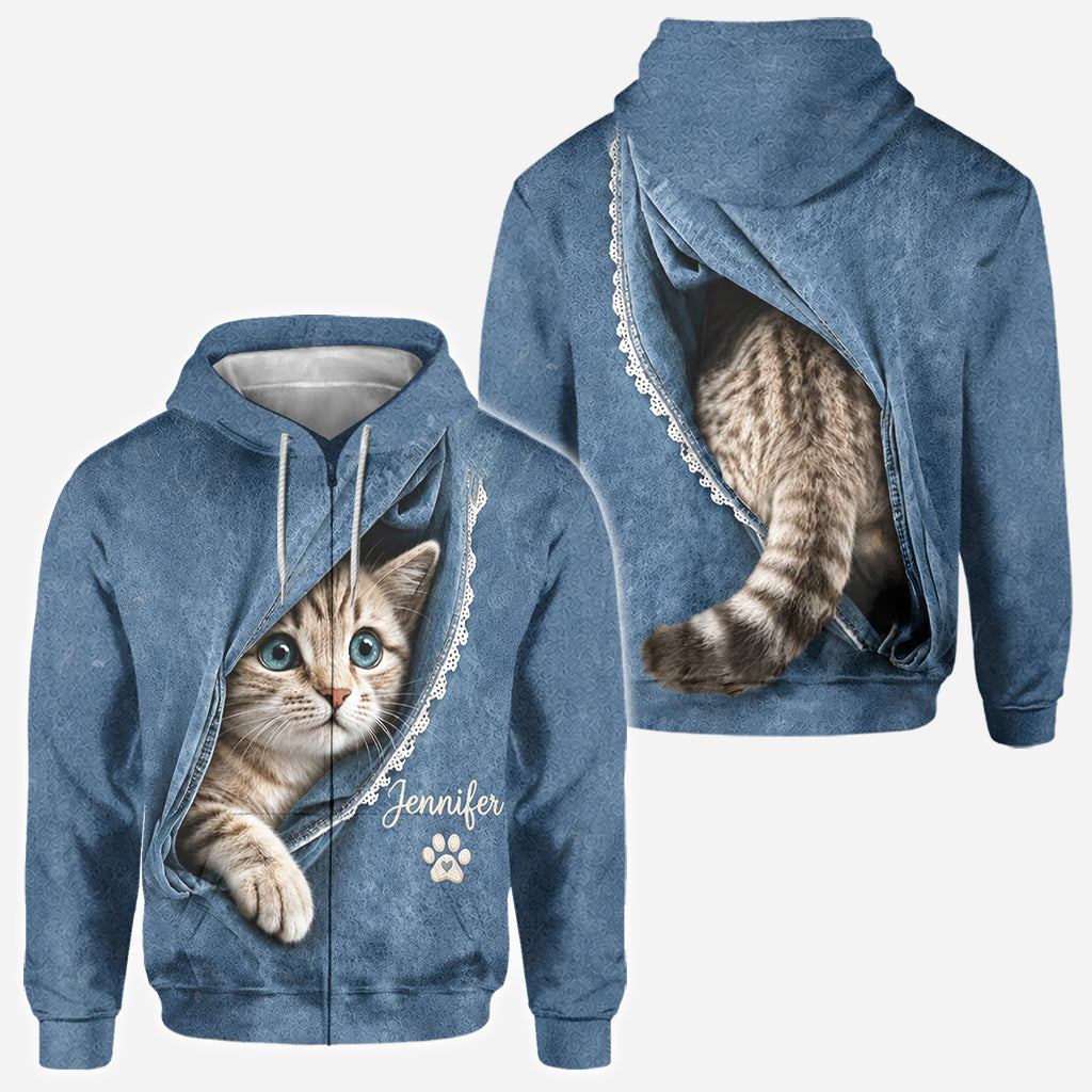 Any Pet Photo - Personalized Cat All Over Shirt