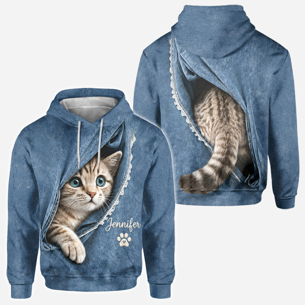 Any Pet Photo - Personalized Cat All Over Shirt