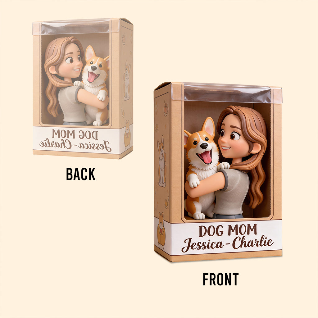 J'aime les chiens - Plaque acrylique personnalisée en forme de chien