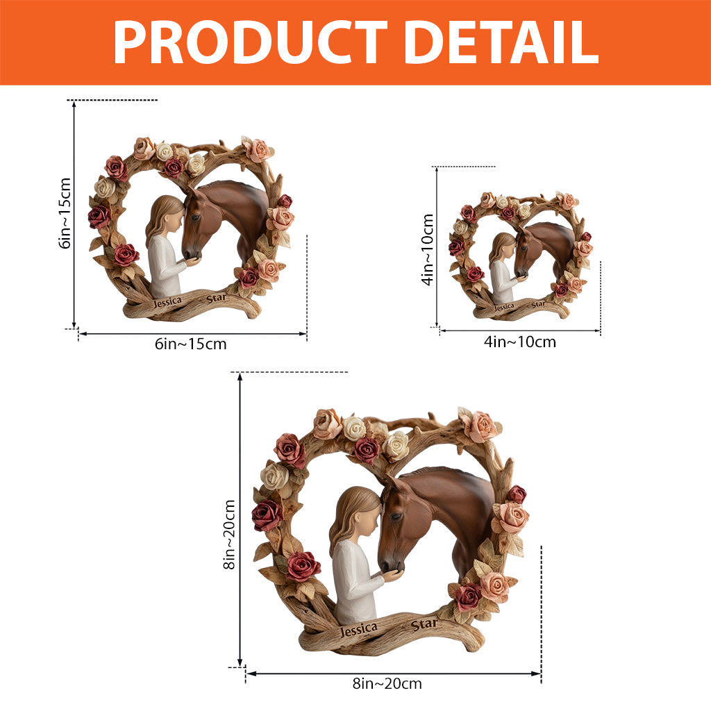 Horse Girl - Personalized Horse Custom Shaped Acrylic Plaque