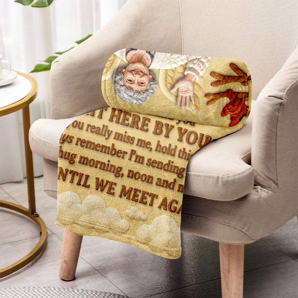 Un câlin du ciel, cadeau commémoratif - Couverture commémorative personnalisée