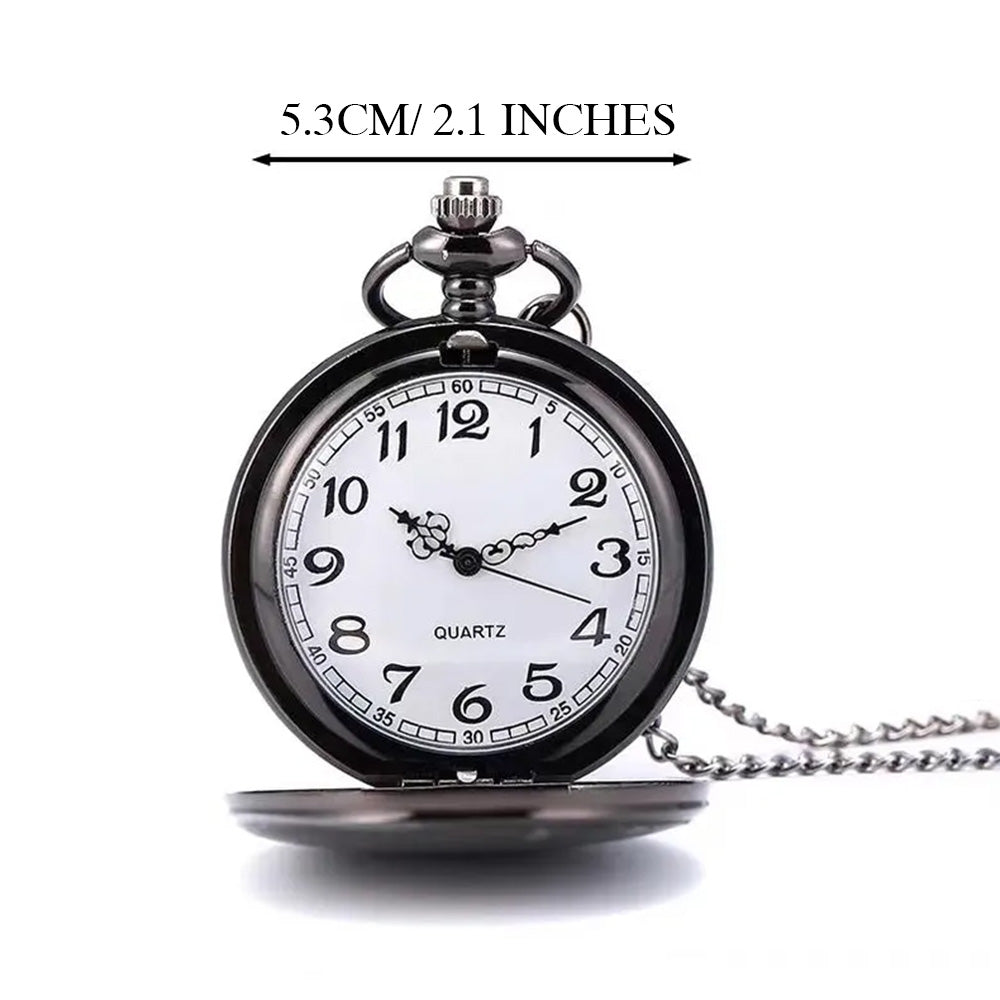 Je t'aimerai jusqu'à la fin des temps - Montre de poche personnalisée pour couple