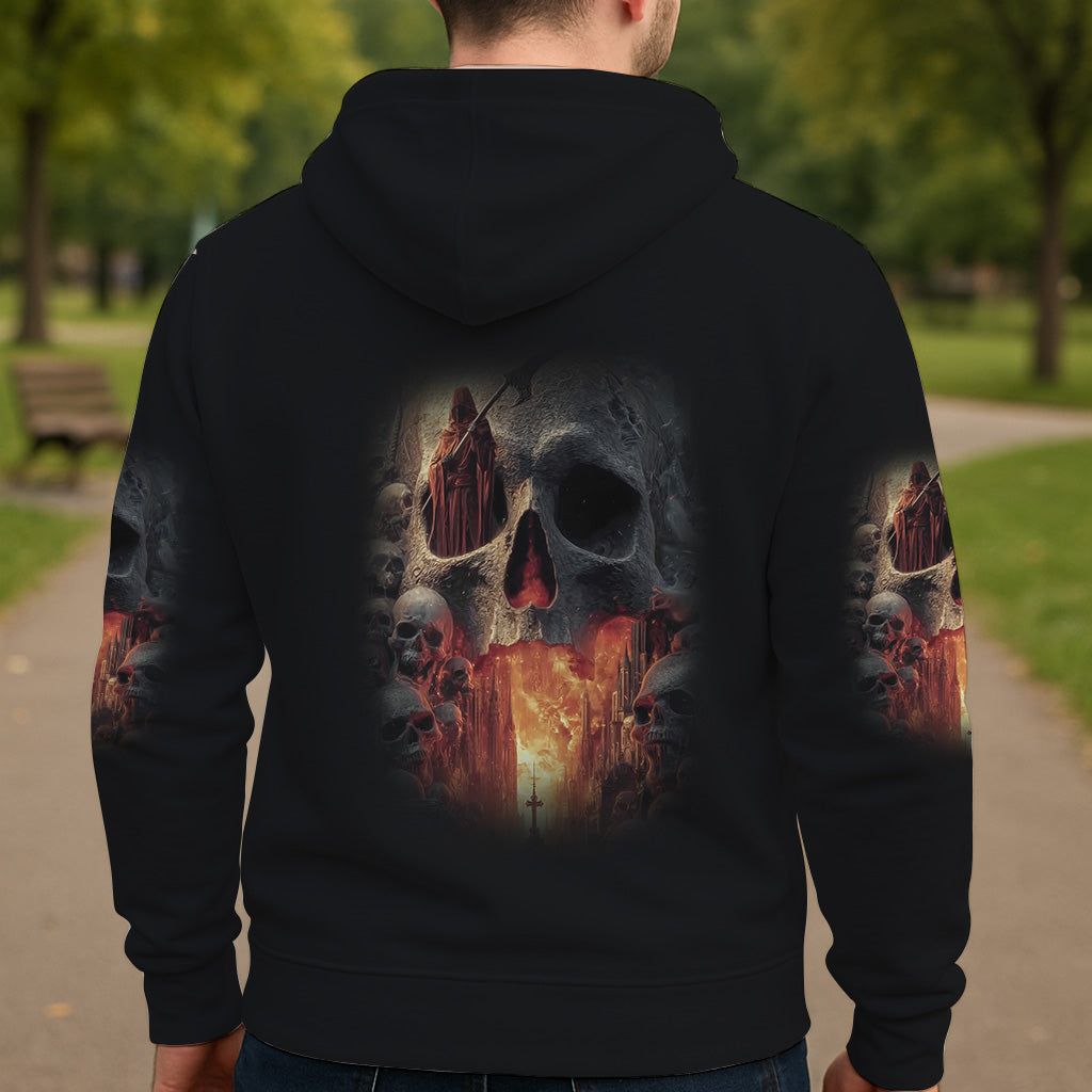 Skull Halloween - Personalized Skull All Over Shirt