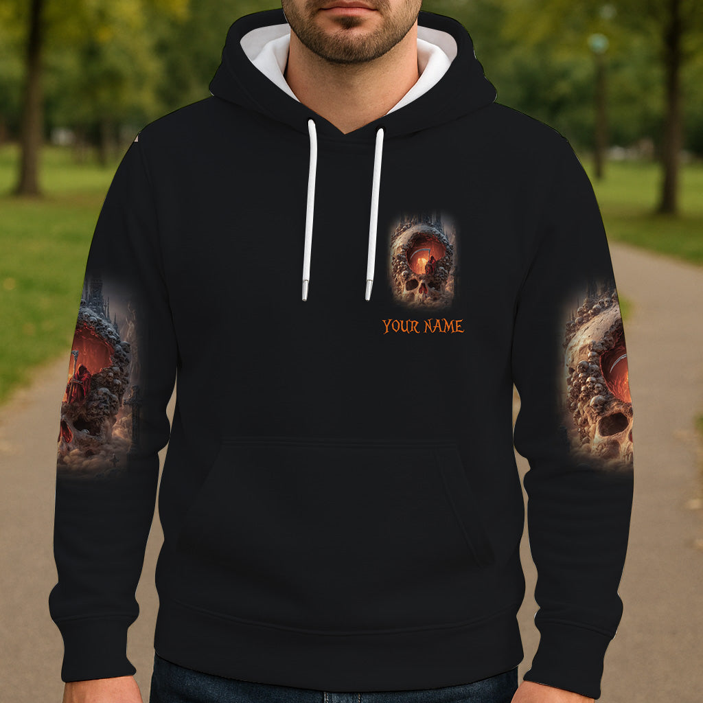 Skull Halloween - Personalized Skull All Over Shirt