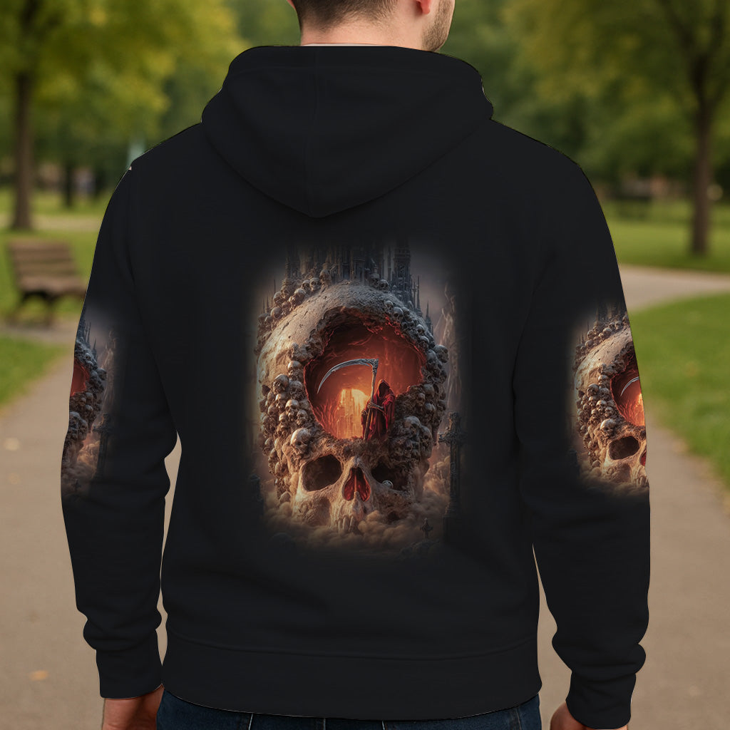 Skull Halloween - Personalized Skull All Over Shirt