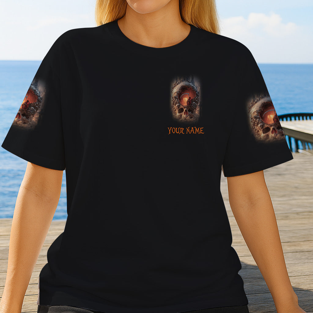 Skull Halloween - Personalized Skull All Over Shirt