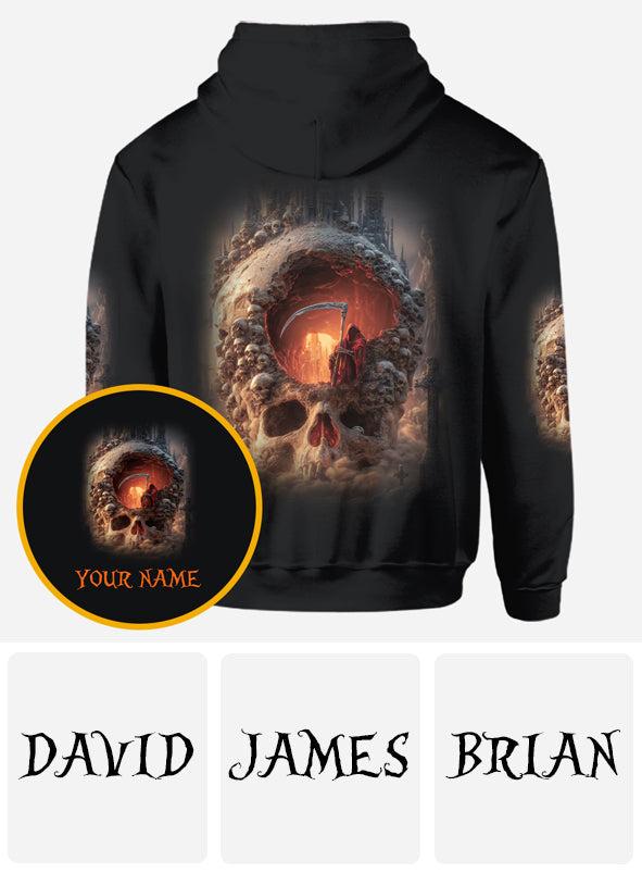 Skull Halloween - Personalized Skull All Over Shirt