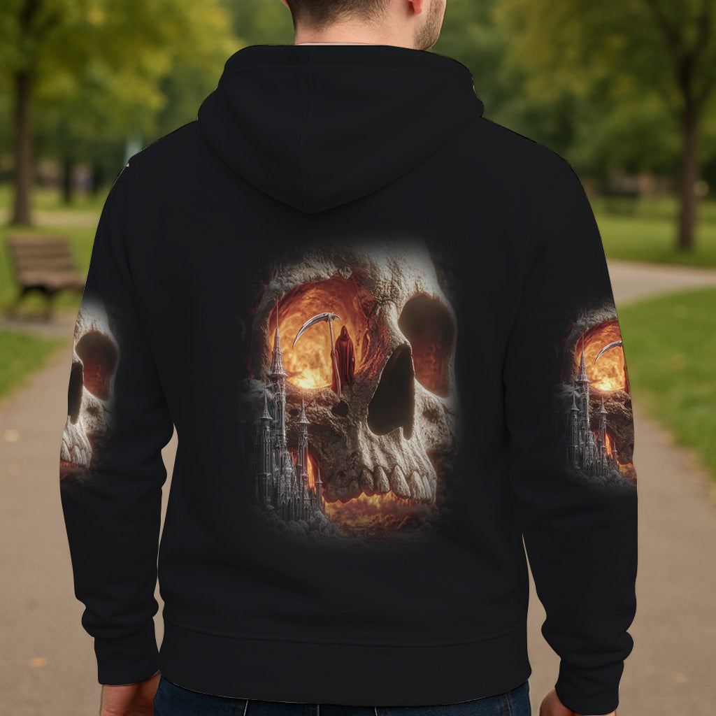 Skull Halloween - Personalized Skull All Over Shirt