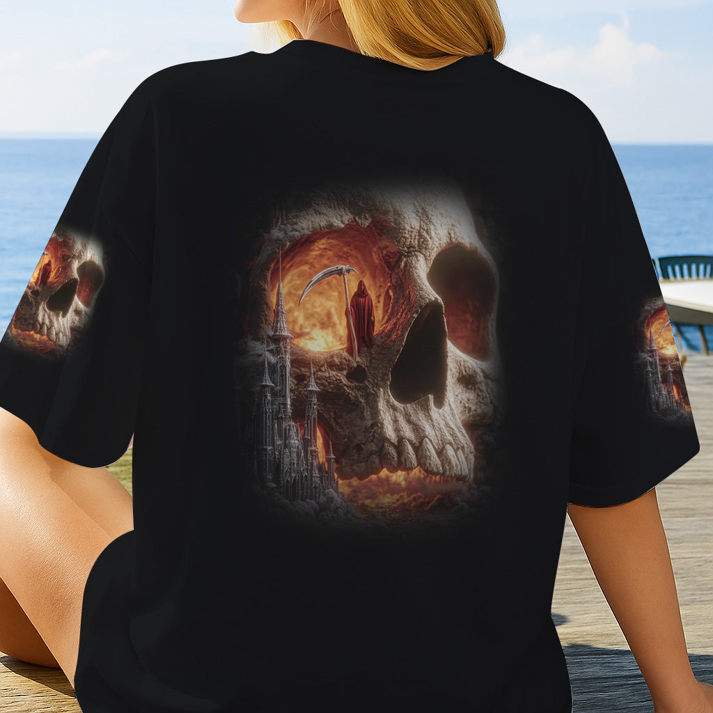 Skull Halloween - Personalized Skull All Over Shirt