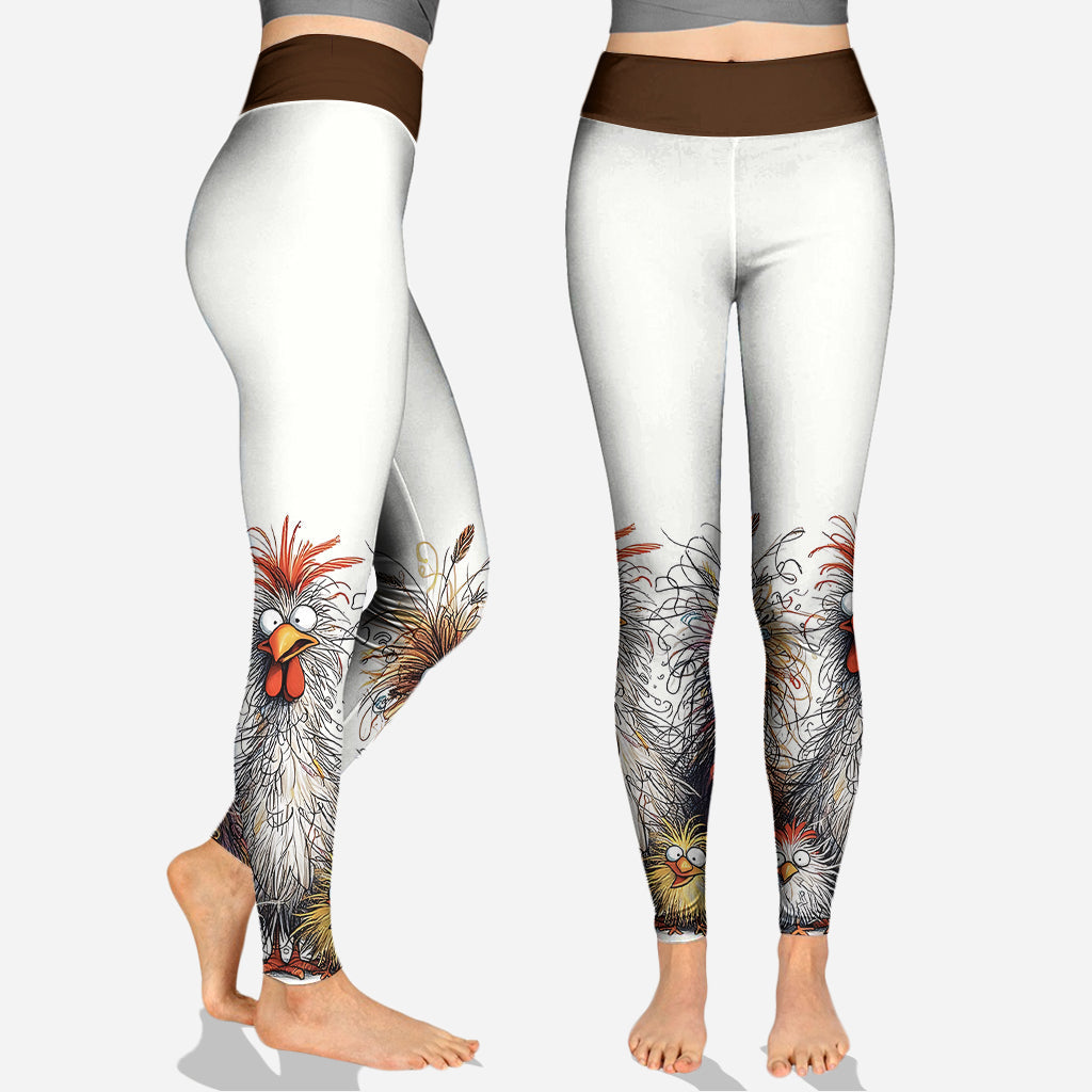 Cute Chicken - Personalized Chicken Hoodie and Leggings