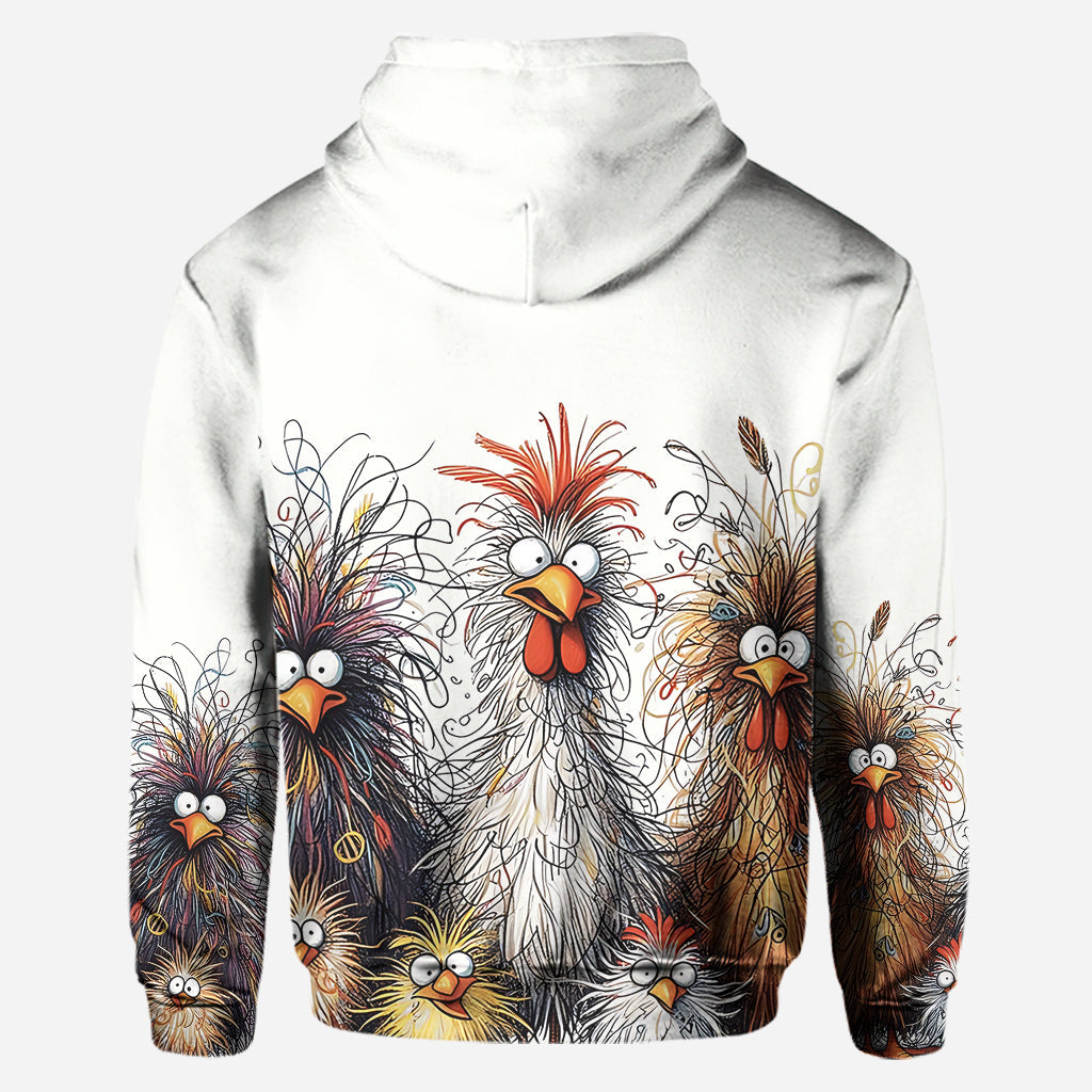 Cute Chicken - Personalized Chicken Hoodie and Leggings