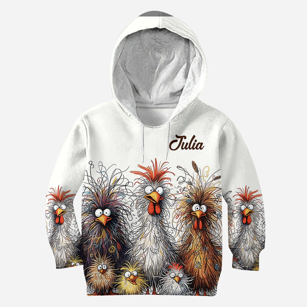 Cute Chicken - Personalized Chicken Hoodie and Leggings