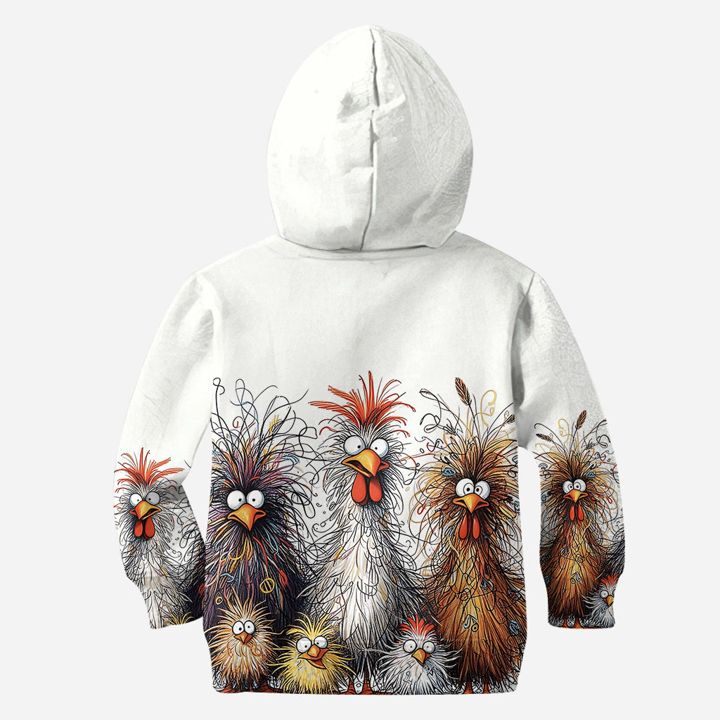 Cute Chicken - Personalized Chicken Hoodie and Leggings