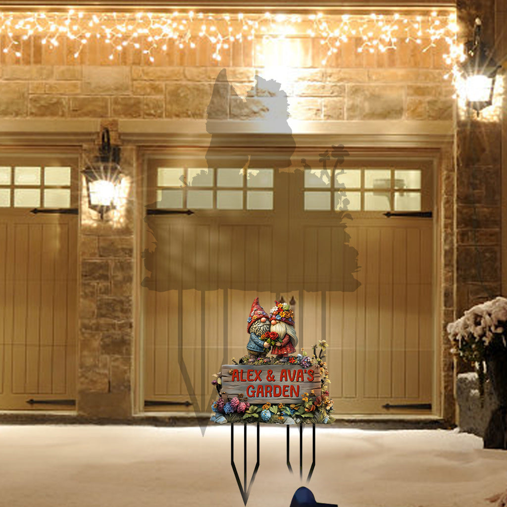 Notre Beau Jardin - Piquet de jardinage personnalisé en acrylique