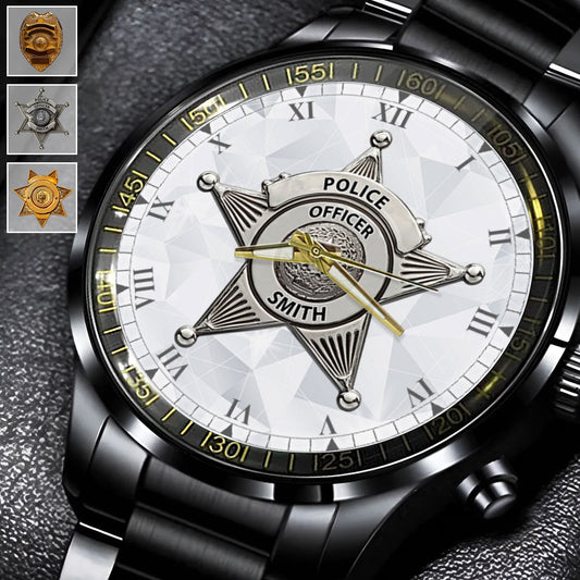 Serve & Protect - Personalized Police Officer Hand Watch