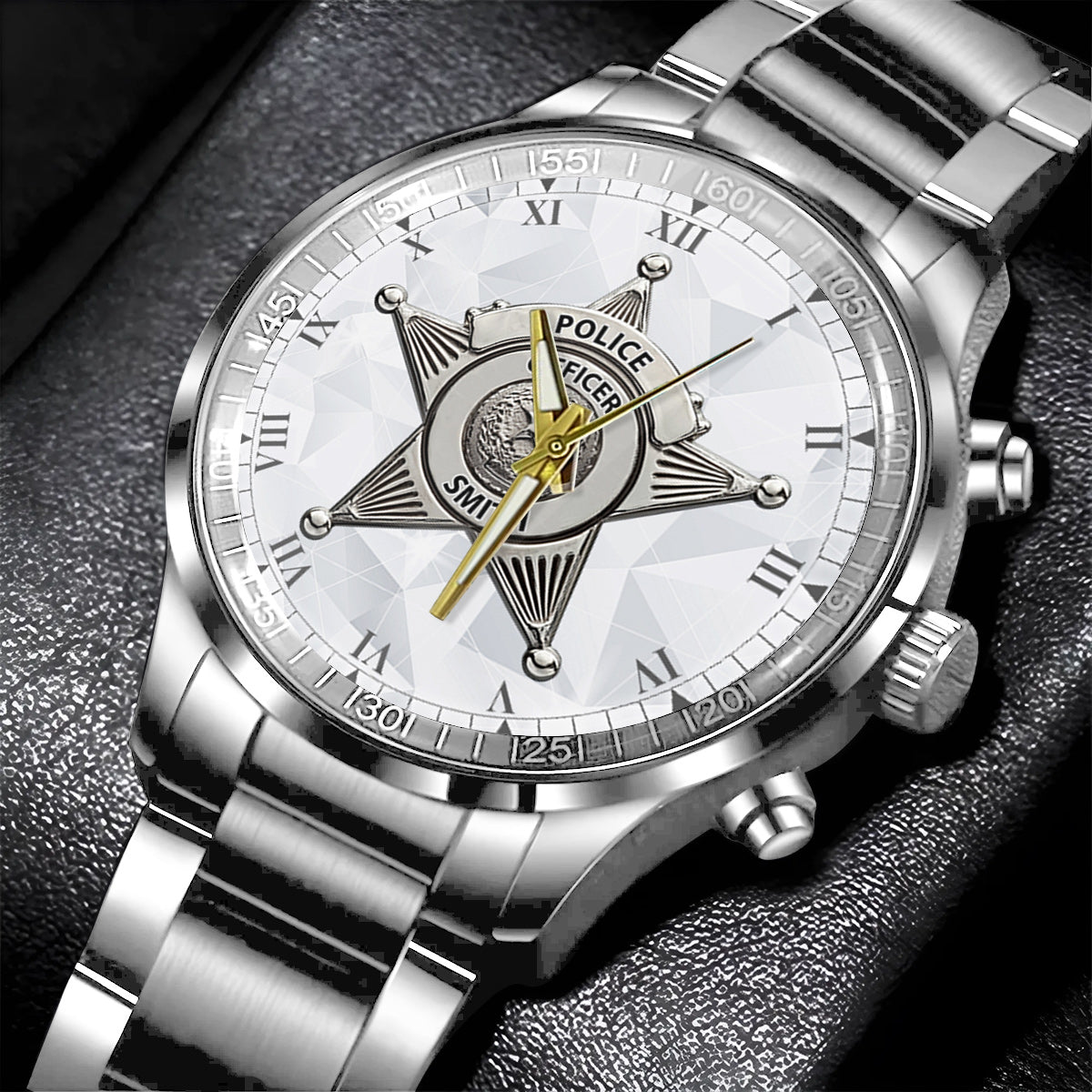 Servir et protéger - Montre de poche personnalisée pour policiers