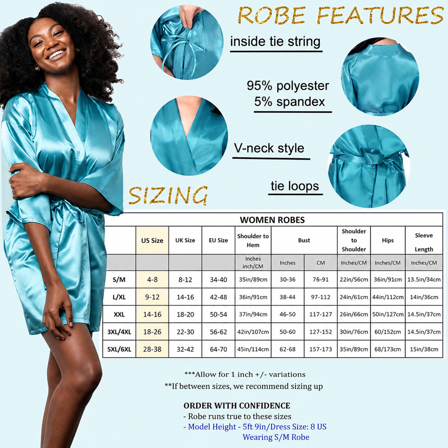 Any Photo Bride To Be Initial - Personalized wedding Satin Robe