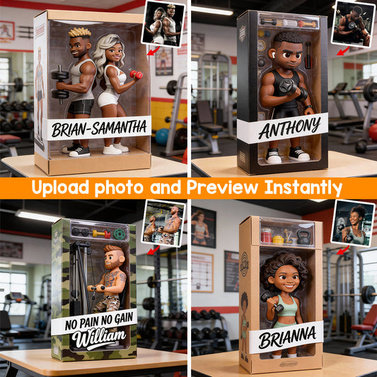 Pas de douleur, pas de gain - Plaque acrylique personnalisée de fitness sur mesure