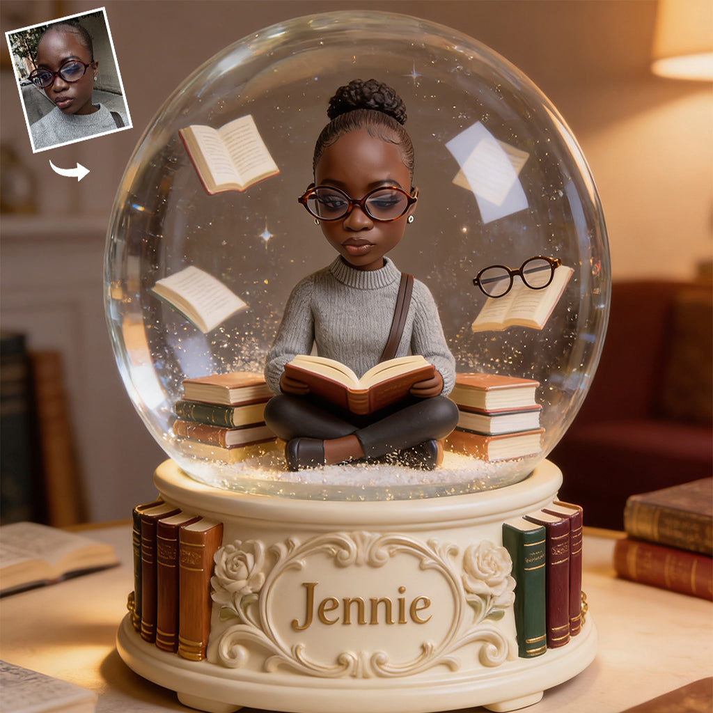 Souvenir pour amoureux des livres - Plaque acrylique personnalisée en forme de livre