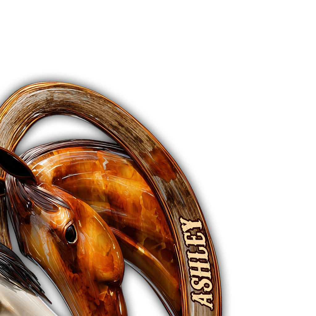 Toi et moi, on gère ! - Plaque métallique personnalisée avec motif cheval