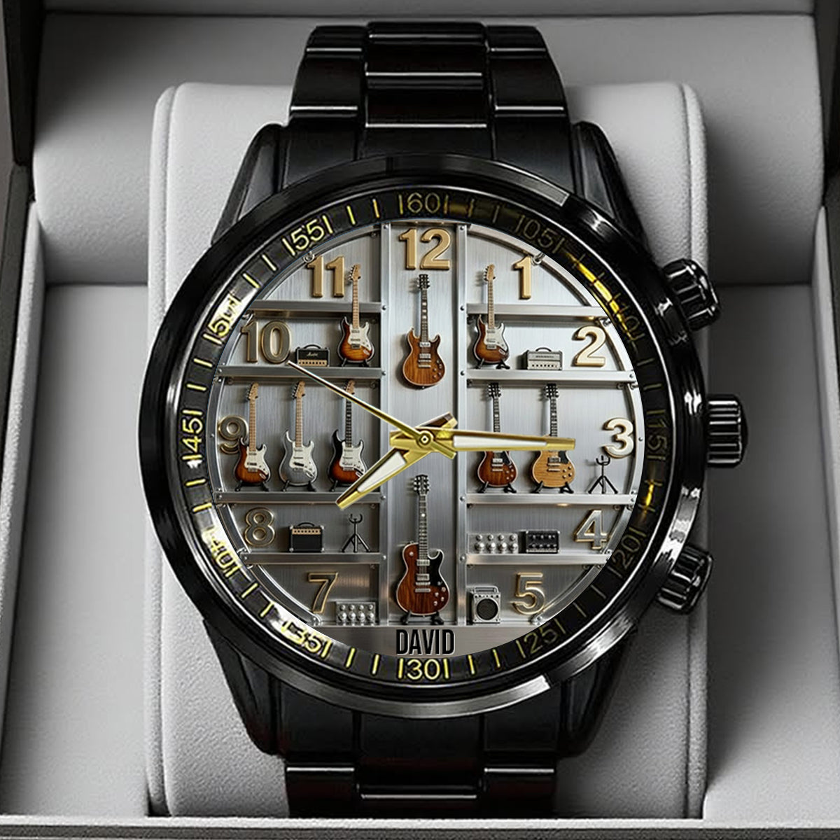 Guitariste - Montre-bracelet guitare personnalisée