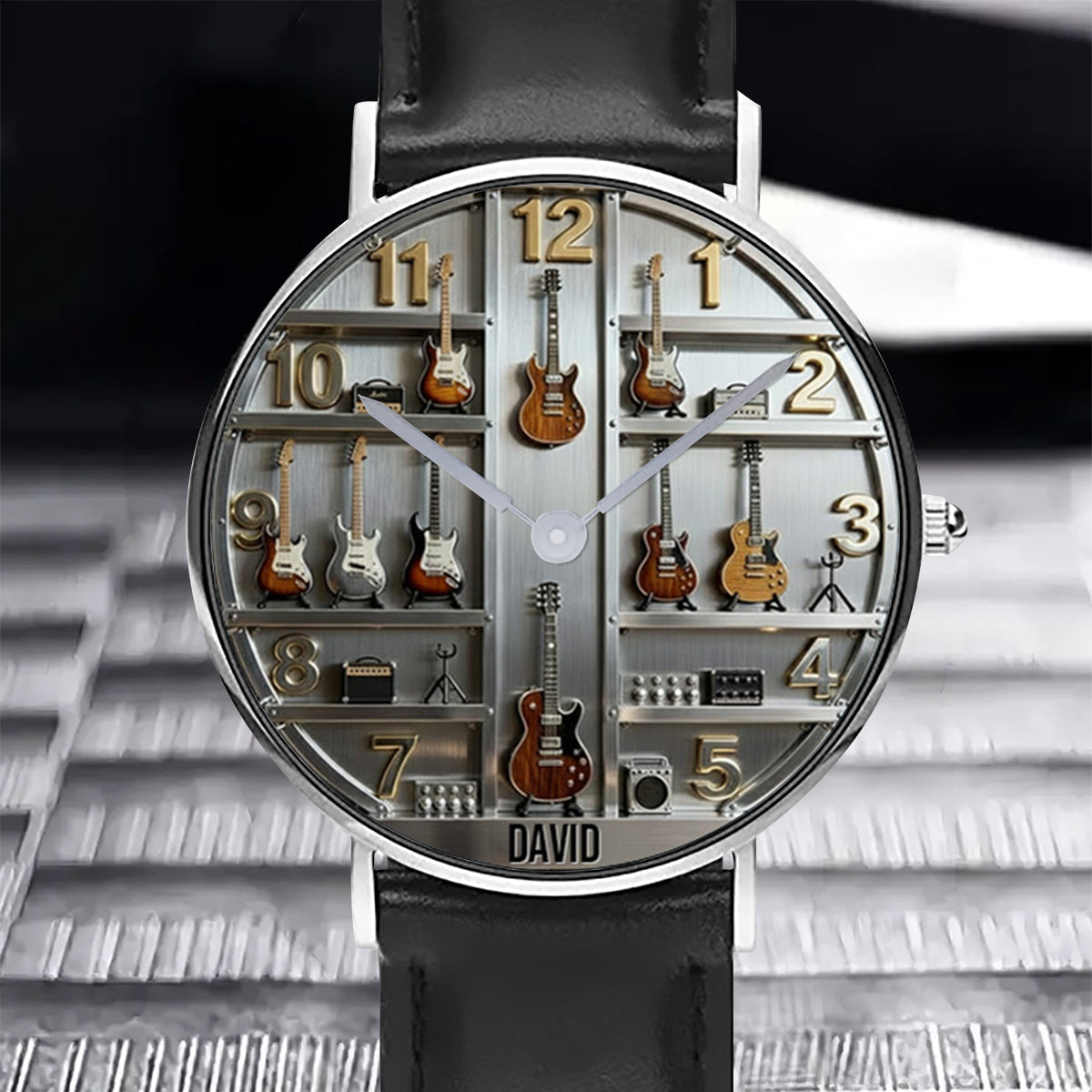 Guitariste - Montre-bracelet guitare personnalisée