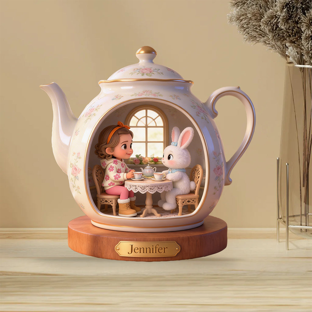 Custom Any Photo Best Easter Gift - Personalized Kid Custom Shaped Acrylic Plaque