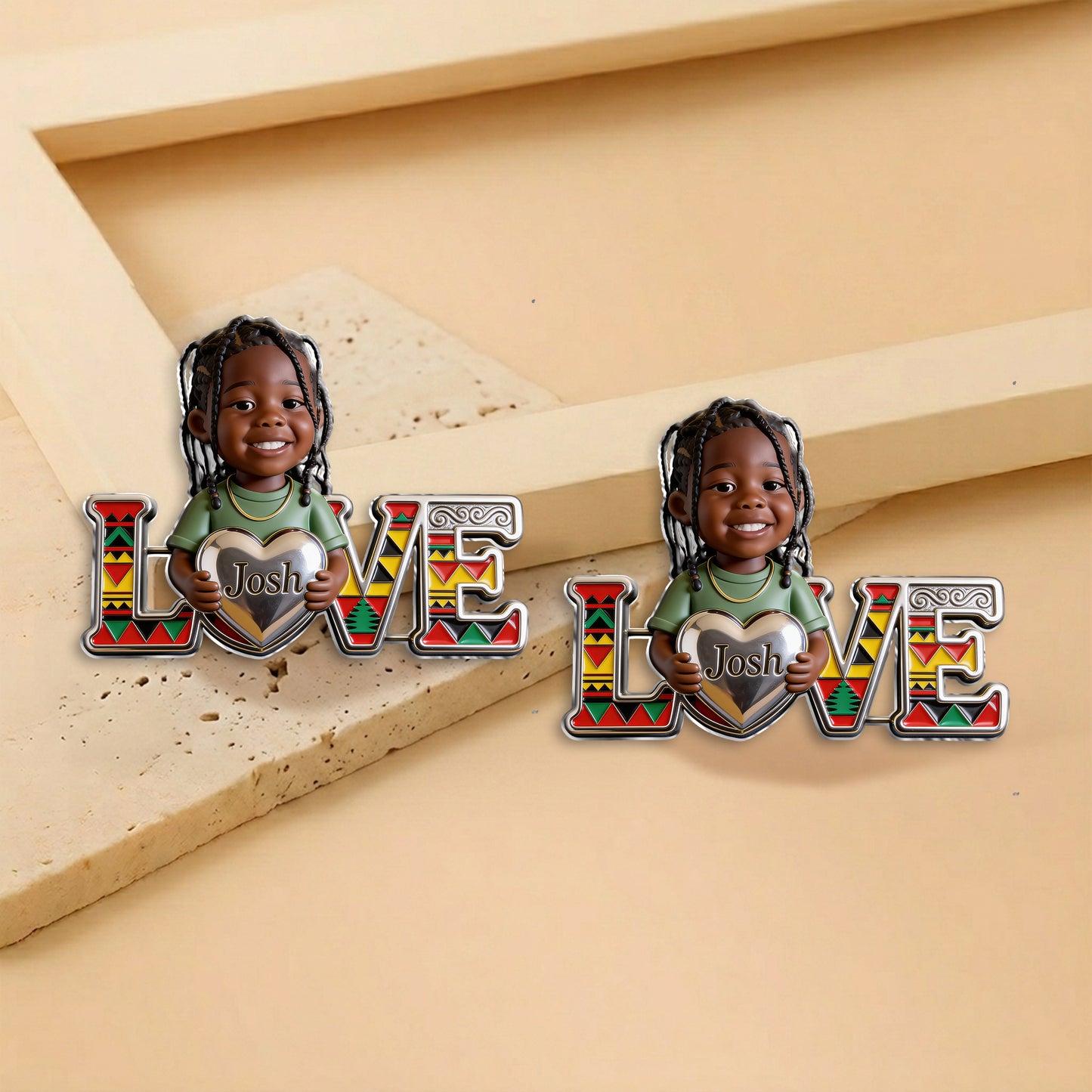 Fier Juneteenth - Épinglette En Émail Personnalisée 3D