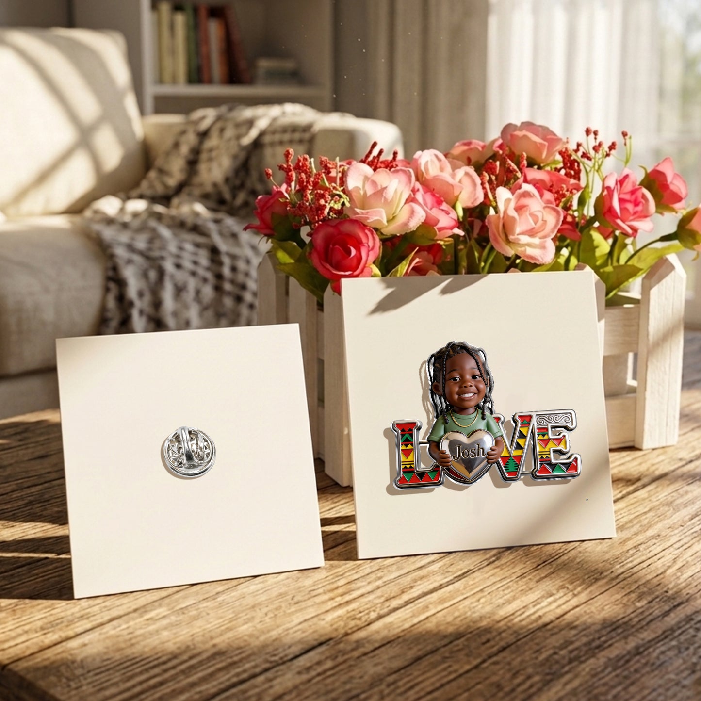 Fier Juneteenth - Épinglette En Émail Personnalisée 3D